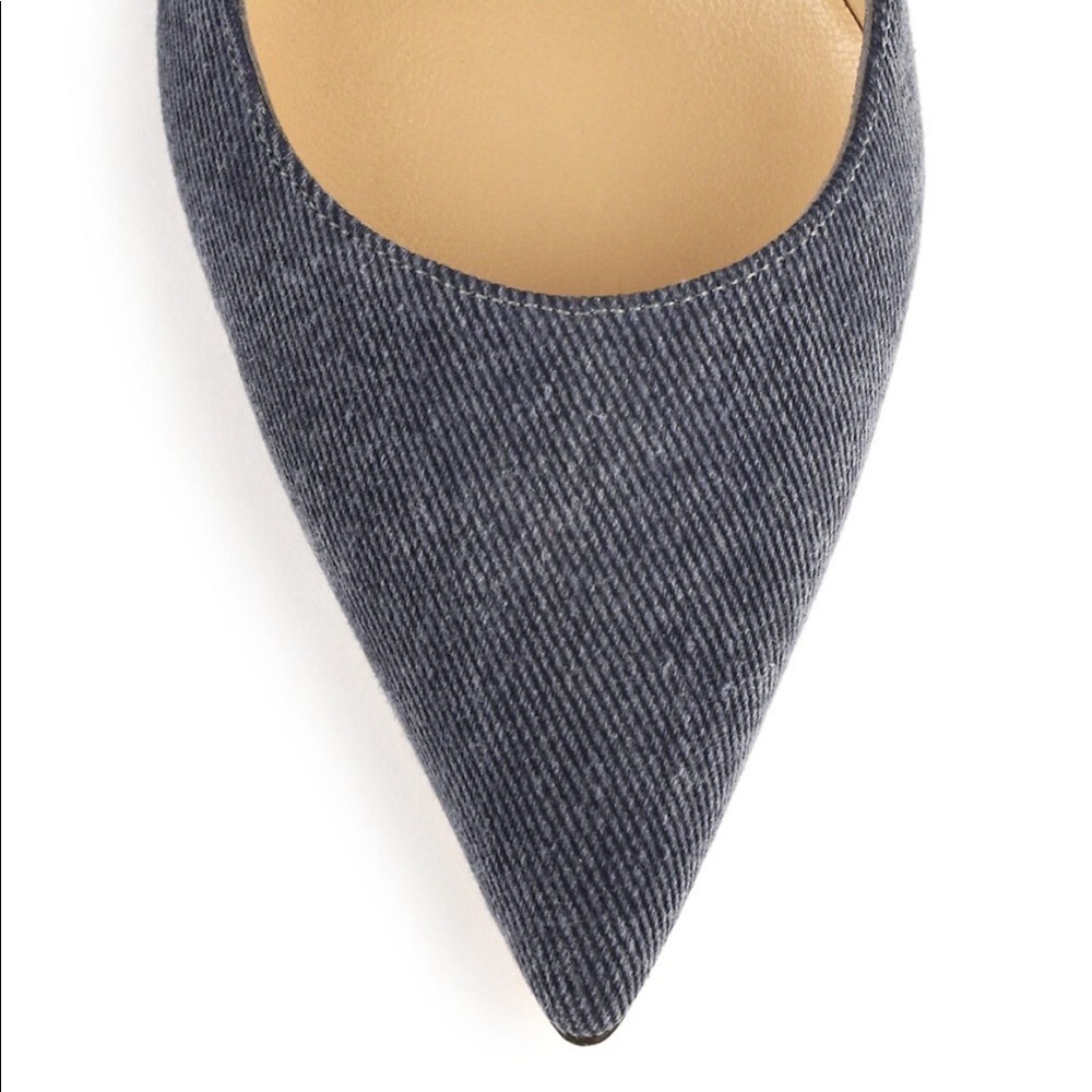 Manolo Blahnik Blue Heels - Picture 3 of 10